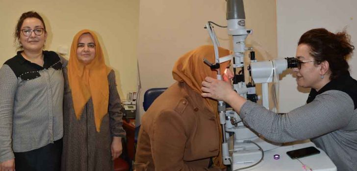 DEPREMZEDE GÖZ SAĞLIĞINA KAVUŞTU