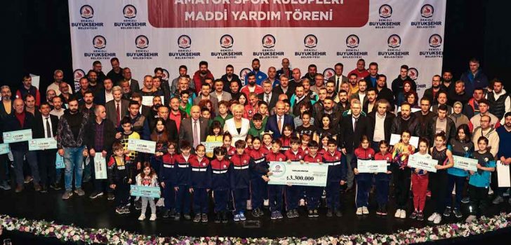 BÜYÜKŞEHİR’DEN AMATÖR SPOR KULÜPLERİNE DEV DESTEK