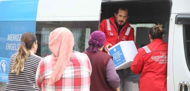 MERKEZEFENDİ BELEDİYESİ GIDA KOLİSİ DESTEĞİNİ SÜRDÜRÜYOR