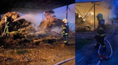 SARAYKÖY’DE SAMANLIKTA YANGIN ÇIKTI