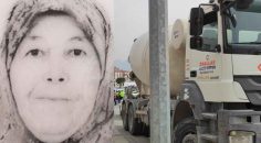 BETON MİKSERİNİN ALTINDA KALAN YAŞLI KADIN ÖLDÜ