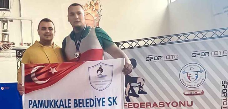 PAMUKKALELİ HALTERCİ TÜRKİYE ŞAMPİYONU