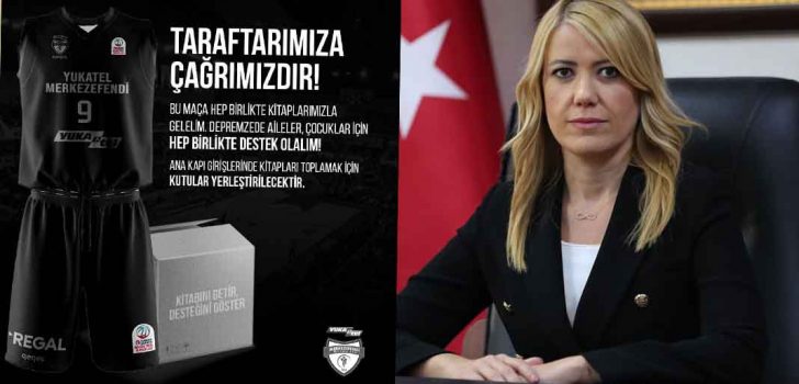 MERKEZEFENDİ BELEDİYESİ BASKET’TEN KİTAP KAMPANYASI