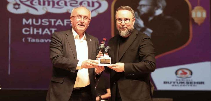 BÜYÜKŞEHİR, MUSTAFA CİHAT’I AĞIRLADI