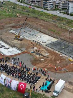 DENİZLİ’NİN EN BÜYÜK İÇME SUYU DEPOSUNUN TEMELİ ATILDI