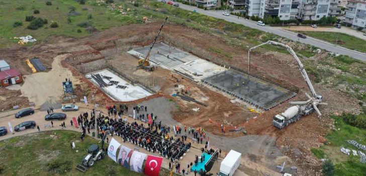 DENİZLİ’NİN EN BÜYÜK İÇME SUYU DEPOSUNUN TEMELİ ATILDI