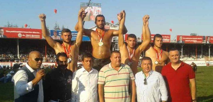 PAMUKKALE YAĞLI GÜREŞ SEZONUNA MADALYA İLE BAŞLADI