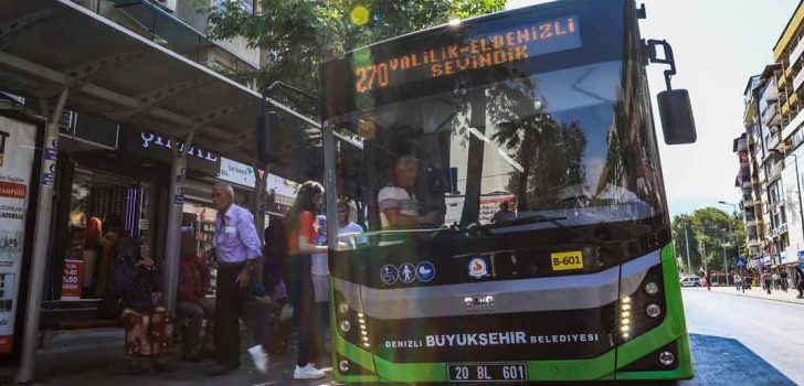 OTOBÜSLER BAYRAMDA ÜCRETSİZ