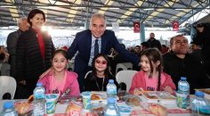 BİNLERCE VATANDAŞ AYNI SOFRADA BULUŞTU