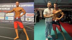 DENİZLİLİ GENÇ VÜCUT GELİŞTİRMEDE TÜRKİYE ŞAMPİYONU