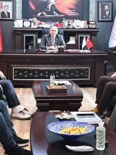 KARATECİLERDEN GENÇLİK SPOR’A ZİYARET