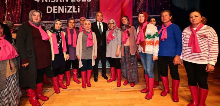 BÜYÜKŞEHİR’DEN PEMBE ÇİZMELER’E DESTEK