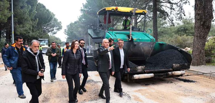 ŞİRİNKÖY YOLU YENİLENDİ