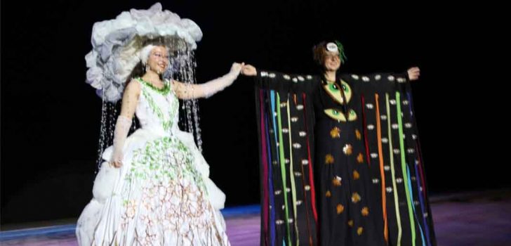 BÜYÜKŞEHİR’DEN MUHTEŞEM CAM GİYSİ DEFİLESİ