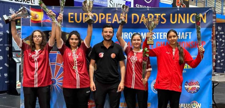 PAMUKKALE BELEDİYESPORLU DARTÇILAR AVRUPA ŞAMPİYONU