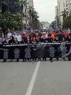 SAYGI YÜRÜYÜŞÜ DÜZENLENDİ