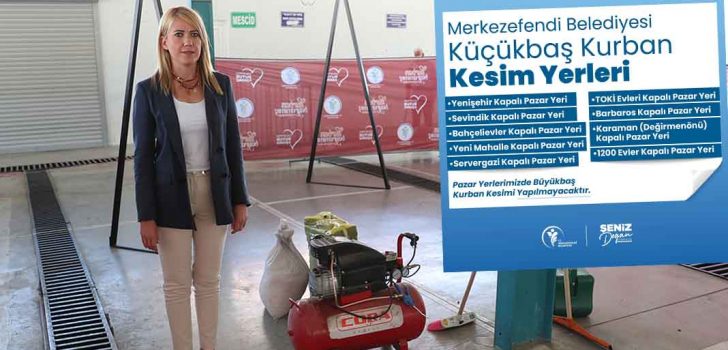 MERKEZEFENDİ’DE KURBAN KESİM YERLERİ BELİRLENDİ