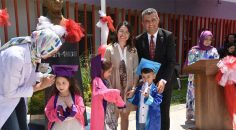 ÖZEL ÖĞRENCİLER İLK MEZUNİYET HEYECANINI YAŞADILAR