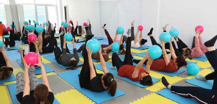 MERKEZEFENDİ’DE SPORA VE KURSLARA YOĞUN İLGİ