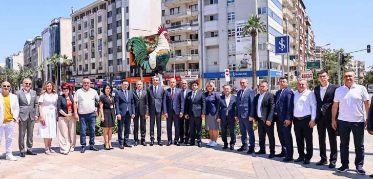 DENİZLİ NAVOİ KARDEŞLİK KÖPRÜSÜ KURULDU