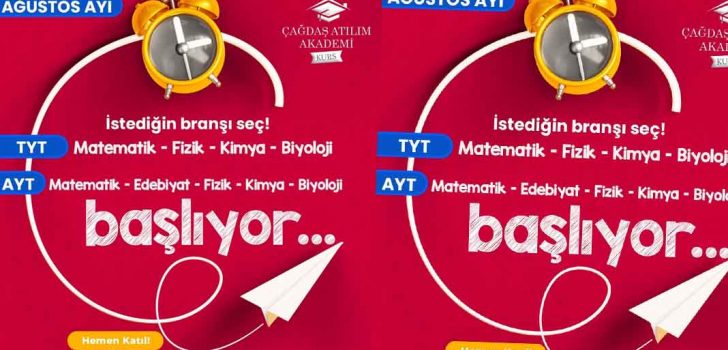 ÇAĞDAŞ ATILIM KURS MERKEZİ’NE YOĞUN İLGİ