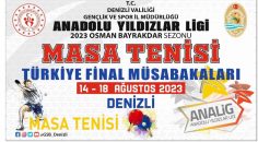 ANALİG MASA TENİSİ TÜRKİYE FİNALLERİ DENİZLİ’DE