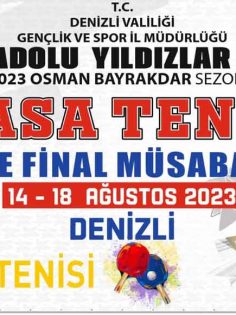ANALİG MASA TENİSİ TÜRKİYE FİNALLERİ DENİZLİ’DE