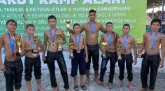 PAMUKKALELİ PEHLİVANLAR MANİSA’DAN 8 MADALYA ÇIKARDI