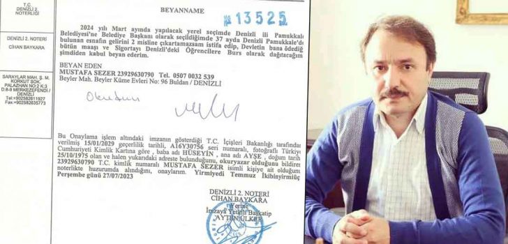 MUSTAFA SEZER, DENİZLİLİLERİ ŞOK ETTİ!