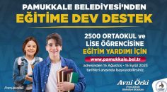 PAMUKKALE BELEDİYESİNİN EĞİTİM YARDIMI BAŞVURULARI BAŞLIYOR