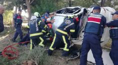 TAVAS’TA KAZA: 2 ÖLÜ, 1 YARALI