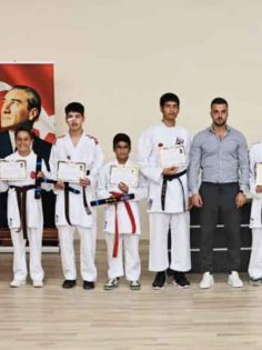 KARATECİLERİN KUŞAK TÖRENİ HEYECANI