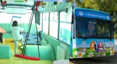 ÇOCUKLAR OYUN OTOBÜSÜ’NDE EĞLENEREK ÖĞRENİYOR