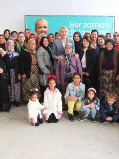 BAŞKAN DOĞAN KADIN KURSİYERLER İLE BİR ARAYA GELDİ