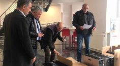 TEİ, SERİNHİSAR MYO’YA BİLGİSAYAR HEDİYE ETTİ