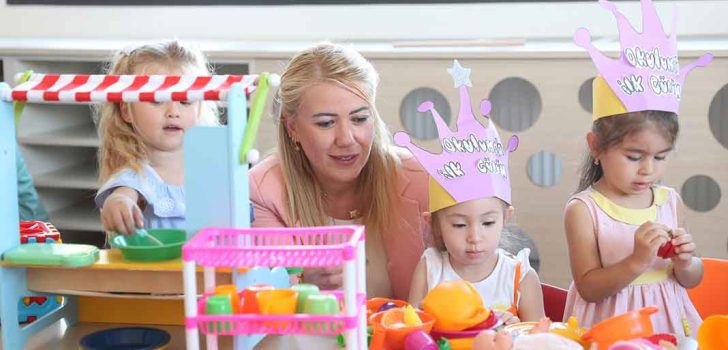 MERKEZEFENDİLİ MİNİKLER KREŞLERDE GELECEĞE HAZIRLANIYOR