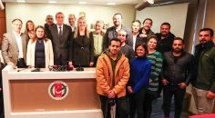 BAŞKAN DOĞAN GAZETECİLER CEMİYETİ’Nİ ZİYARET ETTİ
