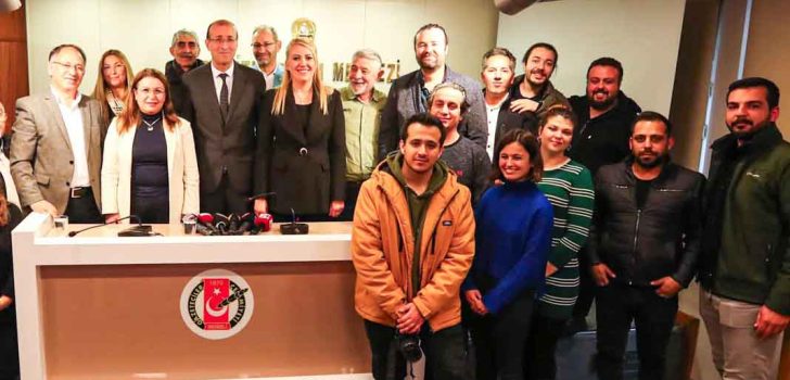 BAŞKAN DOĞAN GAZETECİLER CEMİYETİ’Nİ ZİYARET ETTİ