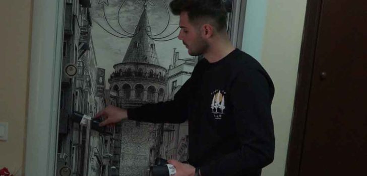 AKTEPE ÇÖP POŞETİNE KAVUŞTU