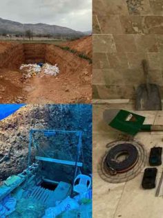 ACIPAYAM VE SERİNHİSAR’DA KAÇAK KAZI YAPAN 8 KİŞİ YAKALANDI