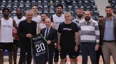 EMNİYET MÜDÜRÜNDEN MERKEZEFENDİ BASKETE ZİYARET