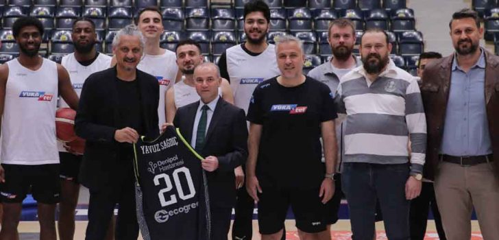 EMNİYET MÜDÜRÜNDEN MERKEZEFENDİ BASKETE ZİYARET