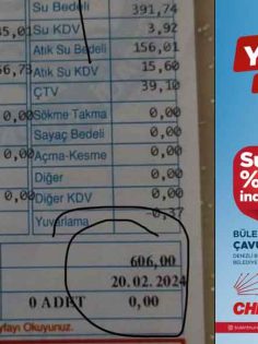 CHP ADAYI ÇAVUŞOĞLU, “SU FATURALARI YÜZDE 50 DÜŞECEK!”