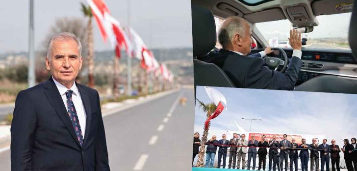 GÖKPINAR BARAJI ÇEVRE YOLU TRAFİĞE AÇILDI