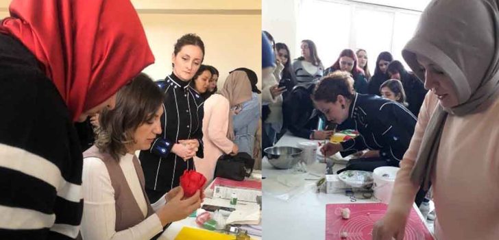 BUTİK PASTACILIK ATÖLYE ÇALIŞMASI DÜZENLENDİ