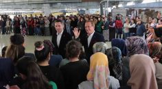 BAŞER VE PEKDEMİR’DEN MİTİNG TADINDA FABRİKA ZİYARETLERİ