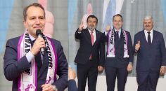 FATİH ERBAKAN İKİ İLÇEDE PARTİLİLERİYLE BULUŞTU