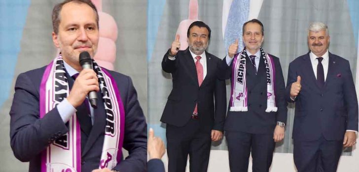 FATİH ERBAKAN İKİ İLÇEDE PARTİLİLERİYLE BULUŞTU