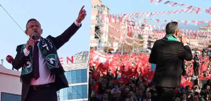 CHP LİDERİ ÖZGÜR ÖZEL DENİZLİ’DE HALKA SESLENDİ