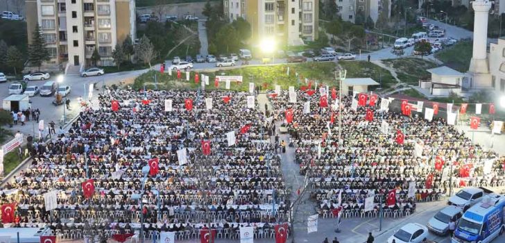 BÜYÜKŞEHİR’İN GÖNÜL SOFRASINDA BİNLER AĞIRLANDI